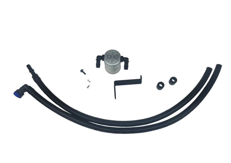 Load image into Gallery viewer, J&L 2019-2024 Ford Ranger 2.3L Driver Side Oil Separator 3.0 - Clear Anodized