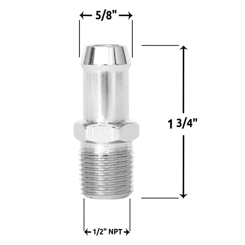 Load image into Gallery viewer, Spectre Heater Hose Fitting 5/8in. - Chrome