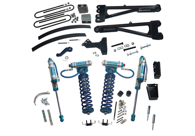 Load image into Gallery viewer, Superlift 05-07 Ford F-250/F-350 SD 4WD 8in Lift Kit w/Repl Radius Arms & King Coilovers Rear Shocks