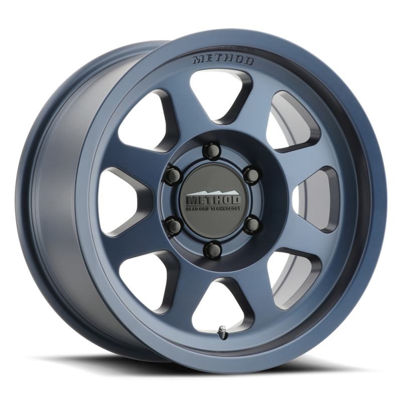 Load image into Gallery viewer, Method MR701 17x9 -12mm Offset 5x5 71.5mm CB Bahia Blue Wheel