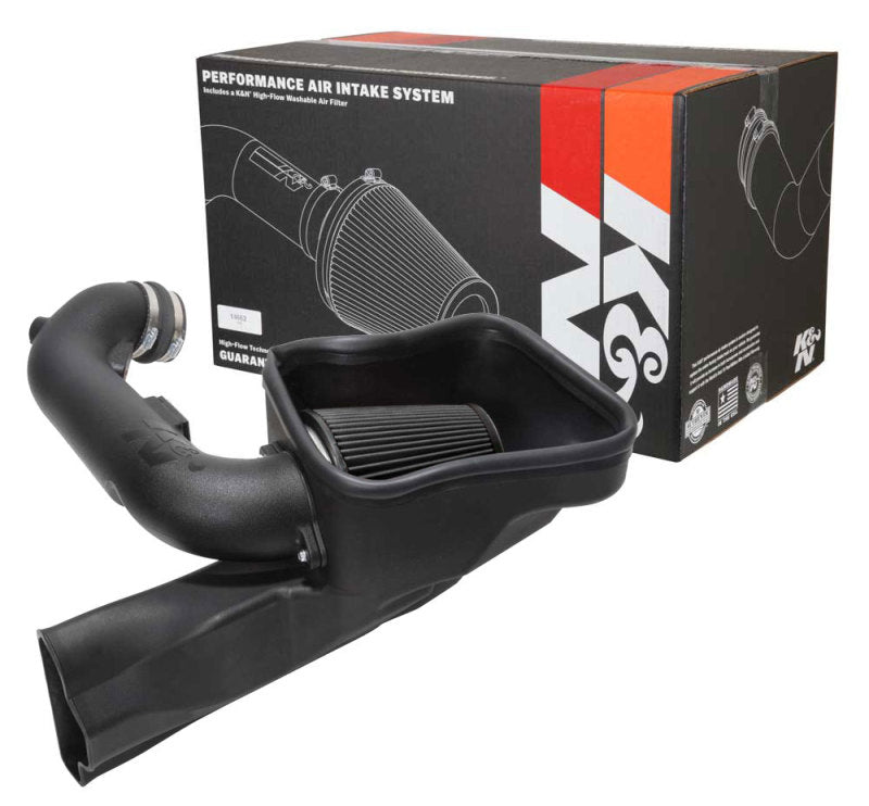 Load image into Gallery viewer, K&N 18-23 Ford Mustang GT 5.0L V8 F/I DRYFLOW Performance Air Intake System