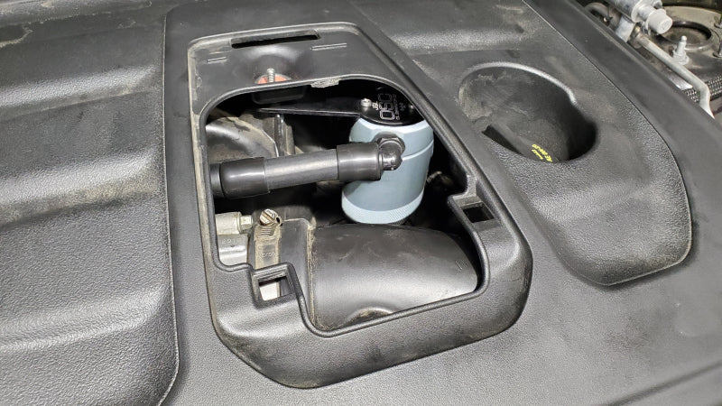 Load image into Gallery viewer, J&L 16-25 Dodge Durango / Jeep Grand Cherokee 3.6L Oil Separator 3.0 Passenger Side - Clear Anod