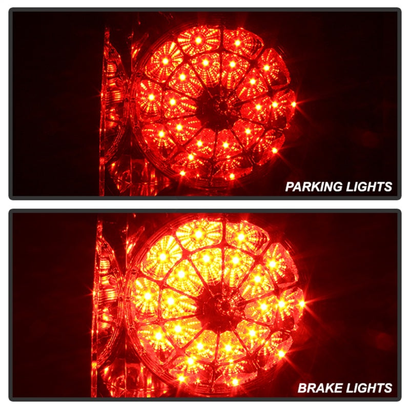 Load image into Gallery viewer, Spyder Toyota Tundra 07-13 LED Tail lights Red Clear ALT-YD-TTU07-LED-RC