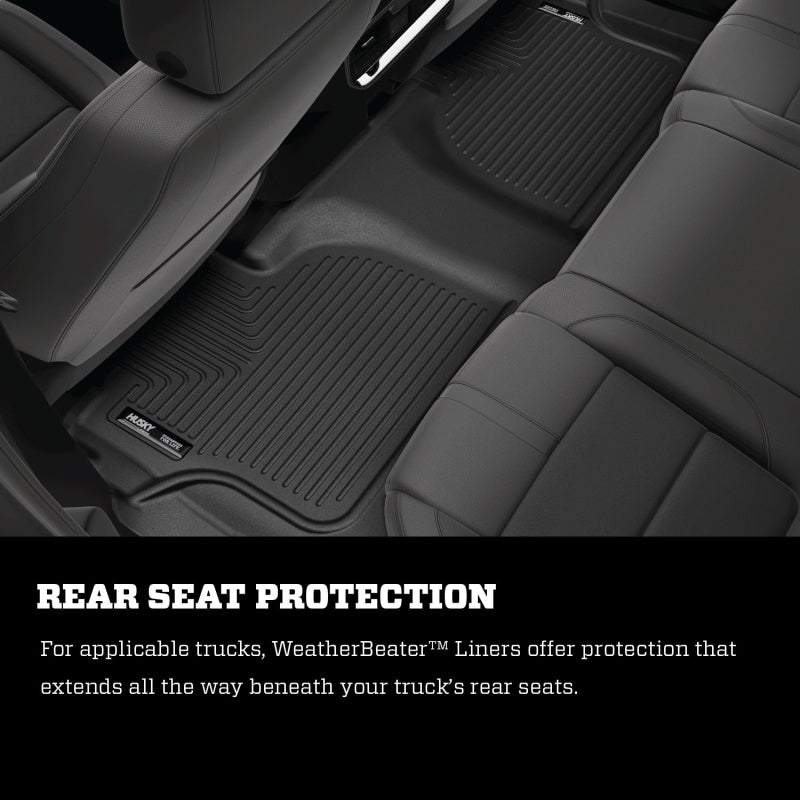 Load image into Gallery viewer, Husky Liners 16-22 Dodge Challenger (RWD) Front & Second Row Black Floor Liners
