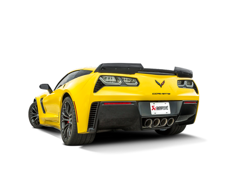 Load image into Gallery viewer, Akrapovic 14-17 Chevrolet Corvette Z06 (C7) Slip-On Line (Titanium) w/ Carbon Tips