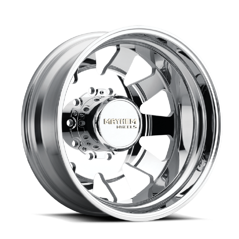 Load image into Gallery viewer, Mayhem 8181 Challenger Dually 22x8.25 / 10x225 BP / 169mm Offset / 170.1mm Hub Polished Wheel
