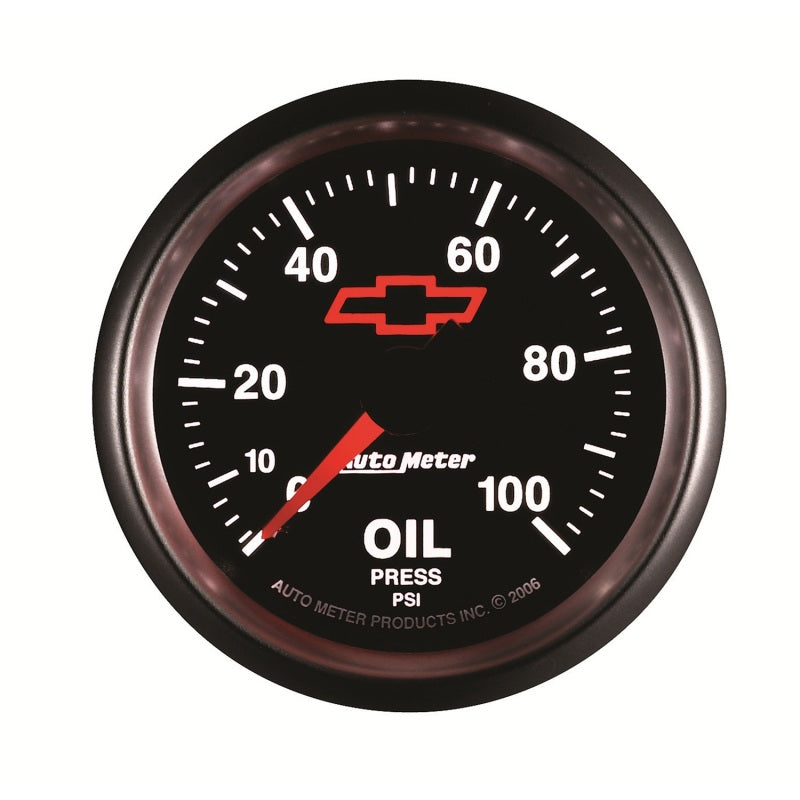 Load image into Gallery viewer, Autometer Sport-Comp II GM 52mm 0-100 PSI Mechanical Oil Pressure Gauge