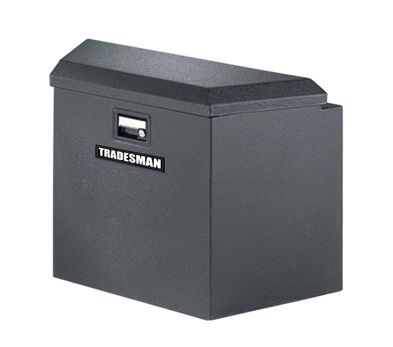 Load image into Gallery viewer, Tradesman Steel Trailer Tongue Storage Box (16in.) - Black