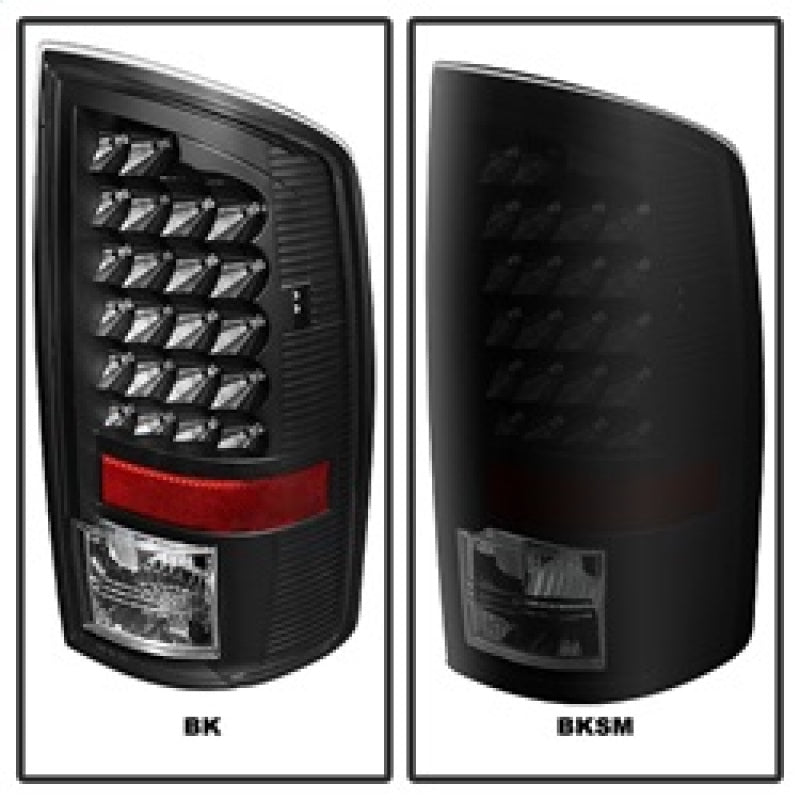 Load image into Gallery viewer, xTune Dodge Ram 02-06 1500 / Ram 2500/3500 03-06 LED Tail Light Black Smoke ALT-JH-DR02-LED-BKSM