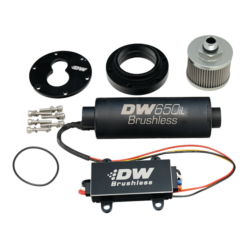Load image into Gallery viewer, DeatschWerks 3.5L Module Surge Tank In-Tank Pump Adapter w/ DW650iL Brushless/Controller 440lph Pump