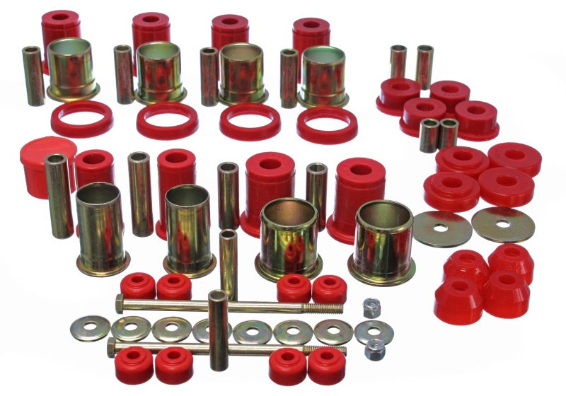 Load image into Gallery viewer, Energy Suspension 89-92 Chevrolet Camaro Red Hyper-flex Master Bushing Set