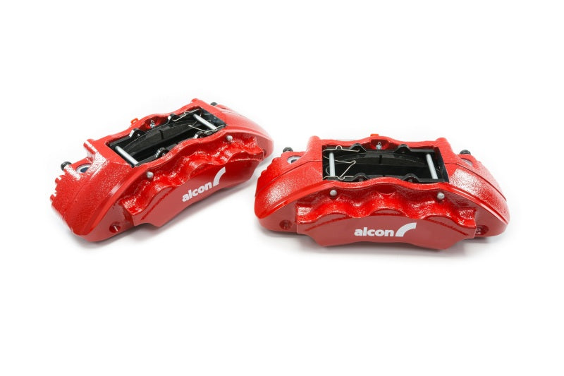 Load image into Gallery viewer, Alcon 2019+ Ford Ranger/2020+ Bronco 2.3L 350x34mm Rotors 6-Piston Calipers Front Brake Kit - Red