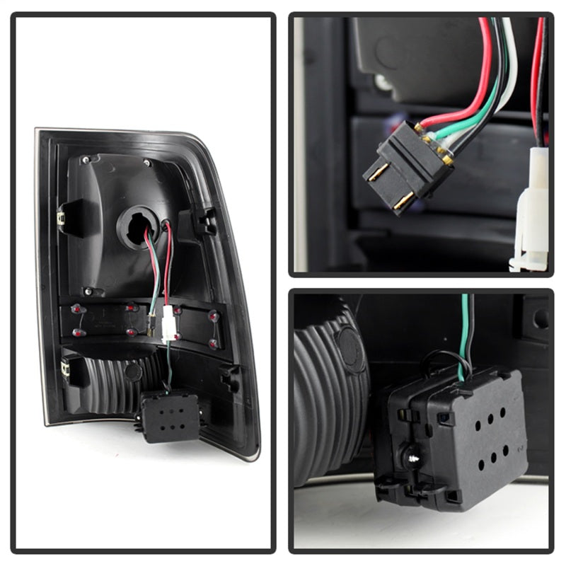 Load image into Gallery viewer, xTune Dodge Ram 1500 09-14 LED Tail Lights Incandescent Model Only Black Smoke ALT-JH-DR09-LED-BKSM