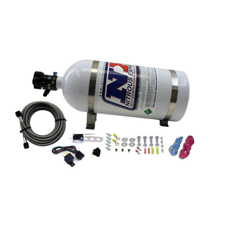 Load image into Gallery viewer, Nitrous Express 8 Cyl Nozzle System Complete (Incl 10lb Bottle Brackets Feedline & Elec)