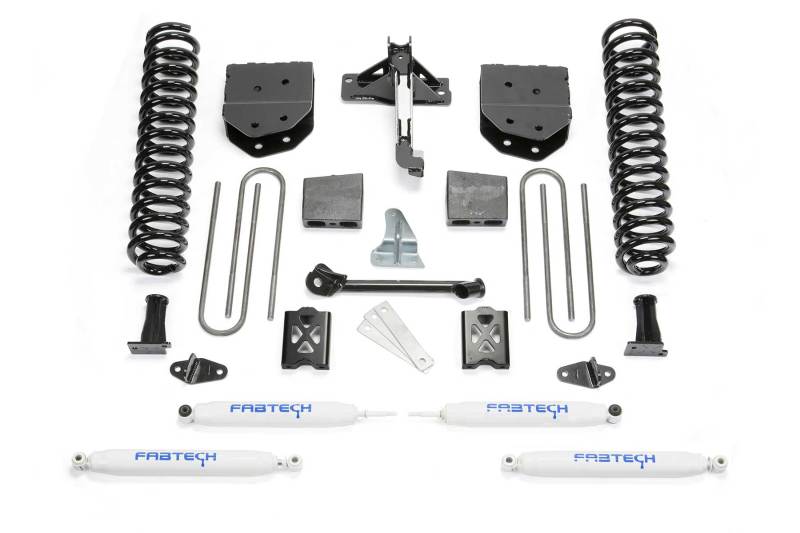 Load image into Gallery viewer, Fabtech 05-07 Ford F250 4WD w/Factory Overload 6in Basic Sys w/Perf Shks