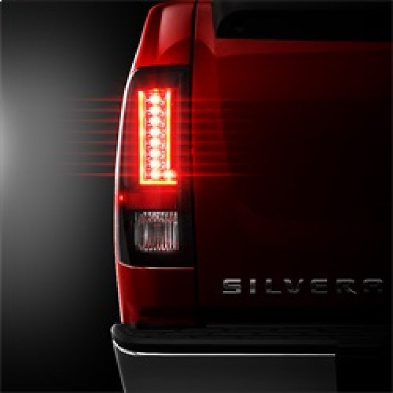 Load image into Gallery viewer, Spyder 07-13 Chevy Silverado (Exc 2010 Model) Version 2 LED Tail Lights ALT-YD-CS07V2-LED-BSM