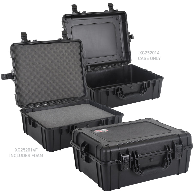 Load image into Gallery viewer, Go Rhino XVenture Gear Hard Case - Large 25in. / Lockable / IP67 / Automatic Air Valve - Tex. Black