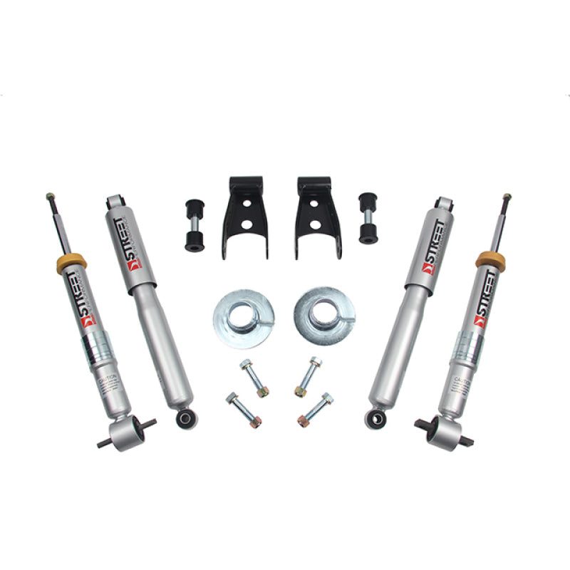 Load image into Gallery viewer, Belltech 15-17 Ford F-150 +1in to -3in Front 2in Rear Lowering Kit