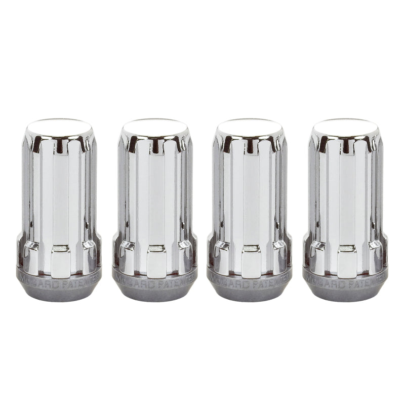 Load image into Gallery viewer, McGard SplineDrive Lug Nut (Cone Seat) 1/2-20 / 1.60in. Length (4-Pack) - Chrome (Req. Tool)