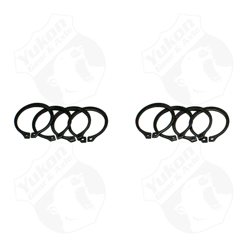 Load image into Gallery viewer, Yukon Gear (4) Full Circle Snap Rings / Fits Dana 60 733X U-Joint w/ Aftermarket Axle