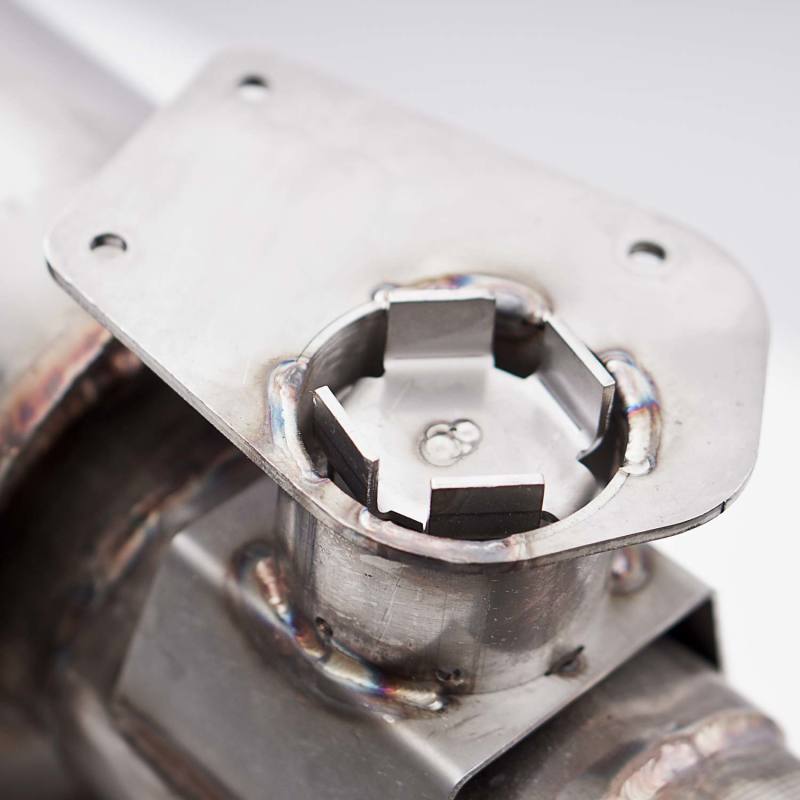 Load image into Gallery viewer, Stainless Works 2016+ Chevy Camaro SS 3in Legend Factory Connect Axle Back w/Valve & 4in Quad Tips