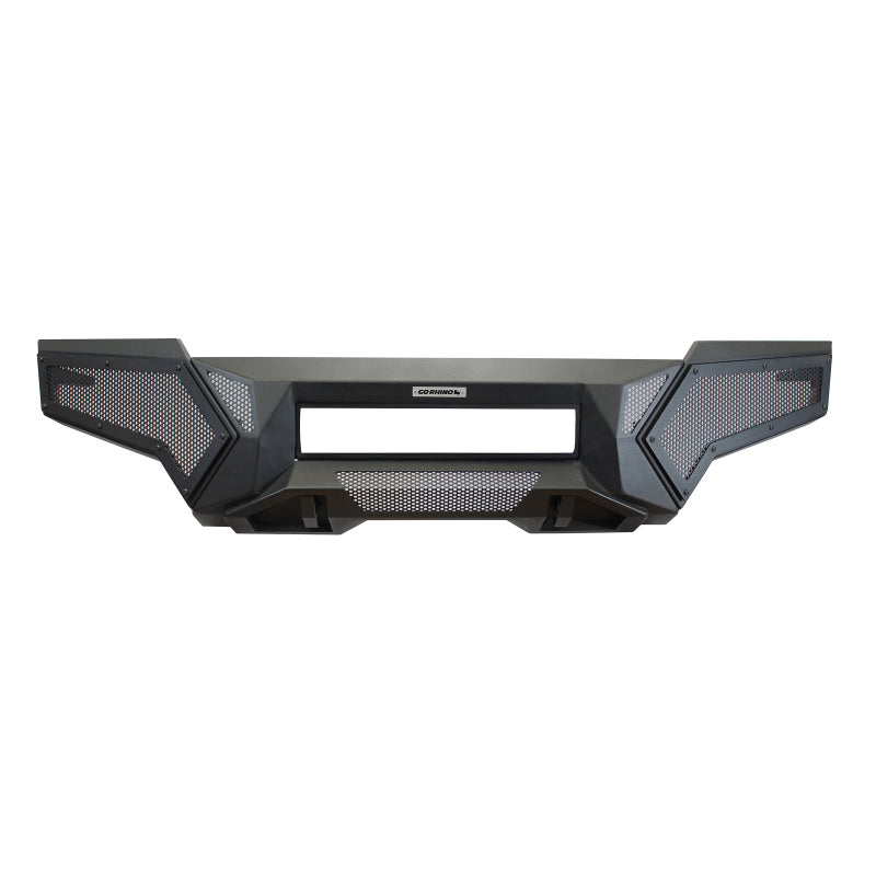 Load image into Gallery viewer, Go Rhino 16-21 Toyota Tacoma Element Front Bumper with Fixed Light Bar Mount Textured Black