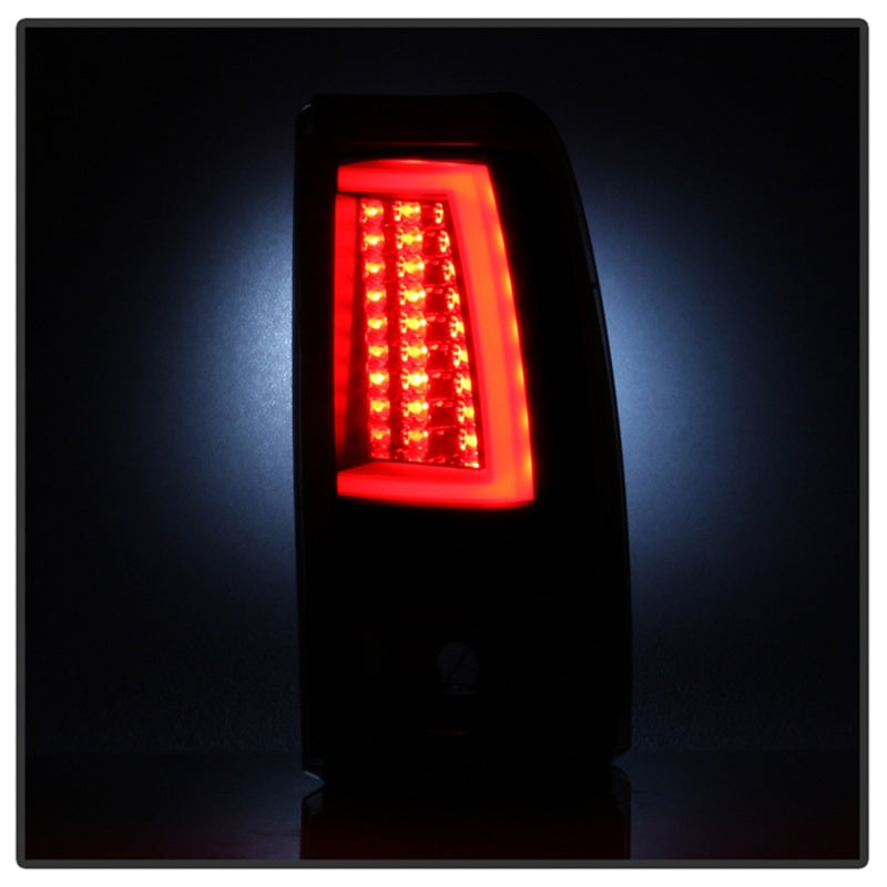 Load image into Gallery viewer, Spyder 03-06 Chevy Silverado (Does Not Fit Stepside) Version 2 LED Tail Lights - Black Smoke