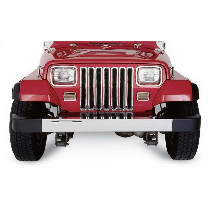 Load image into Gallery viewer, Rampage 1987-1995 Jeep Wrangler(YJ) Grille Inserts - Chrome