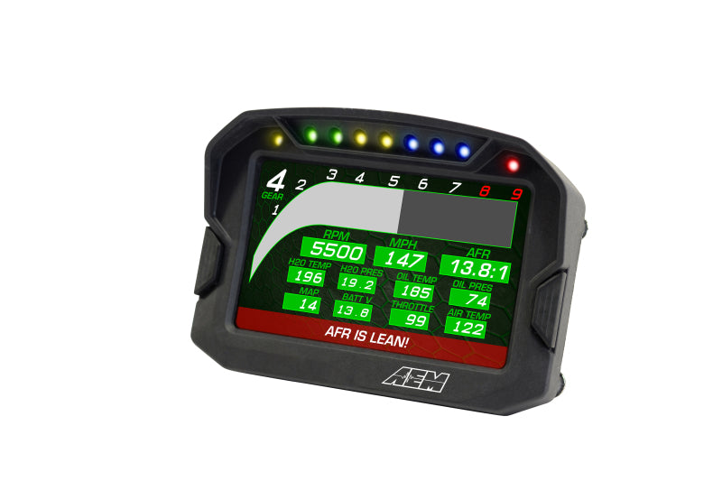 Load image into Gallery viewer, AEM CD-5LG Carbon Logging Digital Dash Display w/ Internal 10Hz GPS & Antenna
