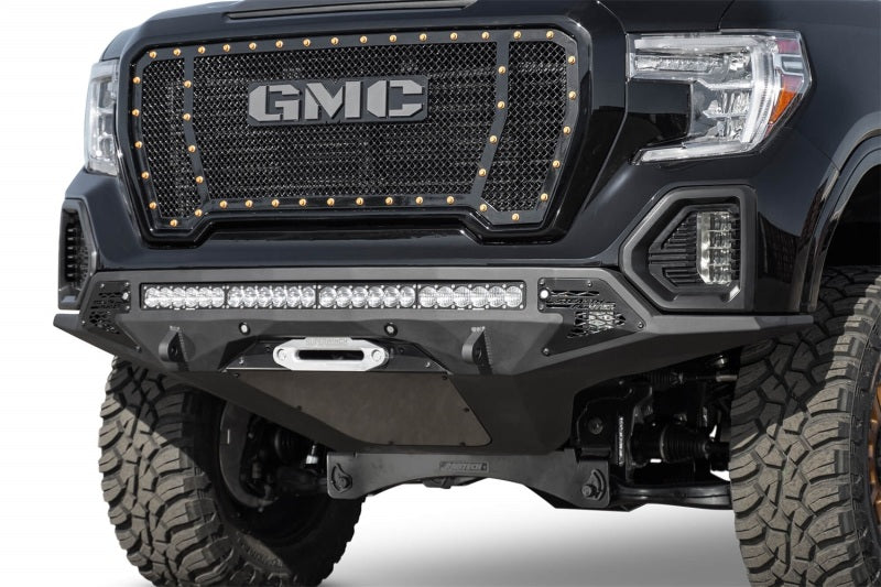 Load image into Gallery viewer, Addictive Desert Designs 2019 GMC Sierra 1500 SF Front Bumper w/ Winch Mount & Sensor Cutout