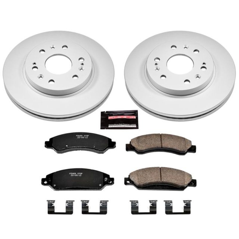 Load image into Gallery viewer, Power Stop 07-08 Cadillac Escalade Front Z17 Evolution Geomet Coated Brake Kit