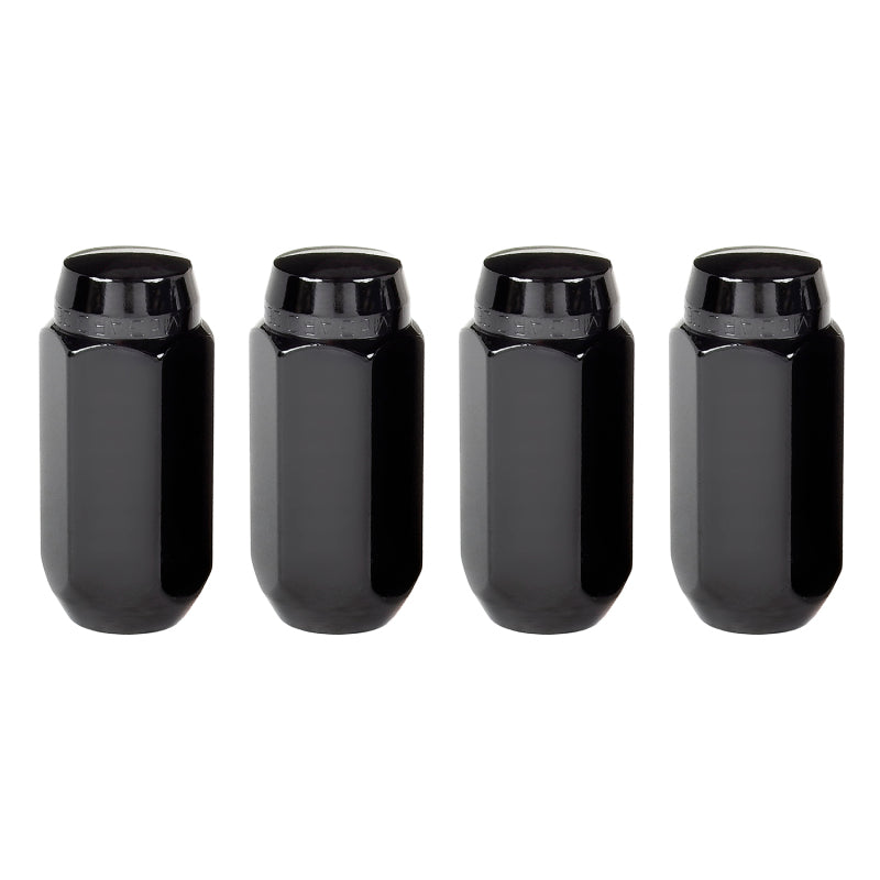 Load image into Gallery viewer, McGard Hex Lug Nut (Cone Seat) M14X1.5 / 22mm Hex / 1.945in. Length (4-Pack) - Black