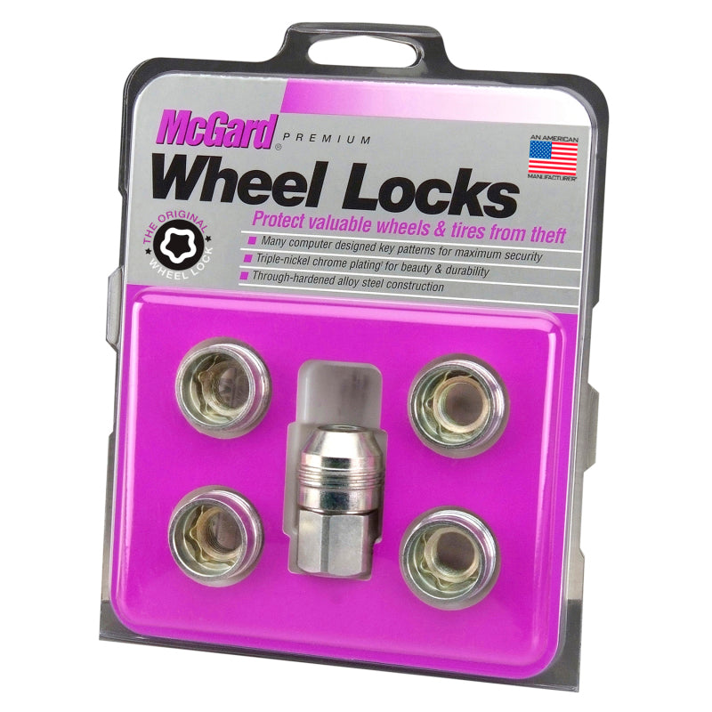 Load image into Gallery viewer, McGard Wheel Lock Nut Set - 5pk. (Under Hub Cap / Cone Seat) M14X.5 / 22mm Hex / .893in. L. - Silver