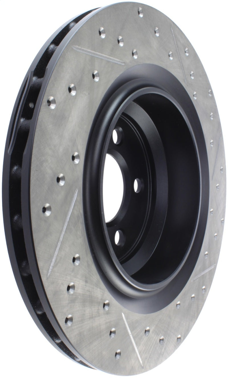 Load image into Gallery viewer, StopTech SportStop 06-09 Chrysler SRT-8 Rear Right Drilled & Slotted Rotor