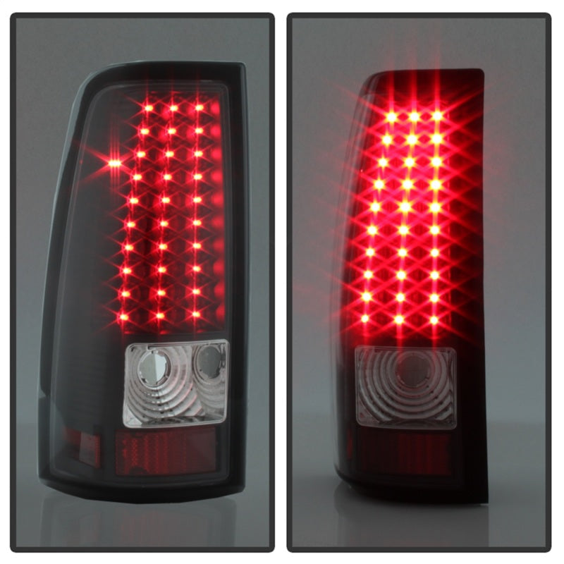 Load image into Gallery viewer, xTune Chevy Silverado 1500/2500/3500 99-02 LED Tail Lights Black ALT-ON-CS99-LED-BK