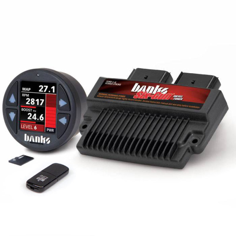 Load image into Gallery viewer, Banks Power 08-10 Ford F-250/F-350/F-450 6.4L Six-Gun Diesel Tuner w/ iDash-1.8 DataMonster