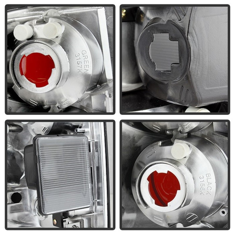 Load image into Gallery viewer, Spyder Nissan Titan 04-14 Euro Style Tail Lights Black Smoke ALT-YD-NTI04-BSM