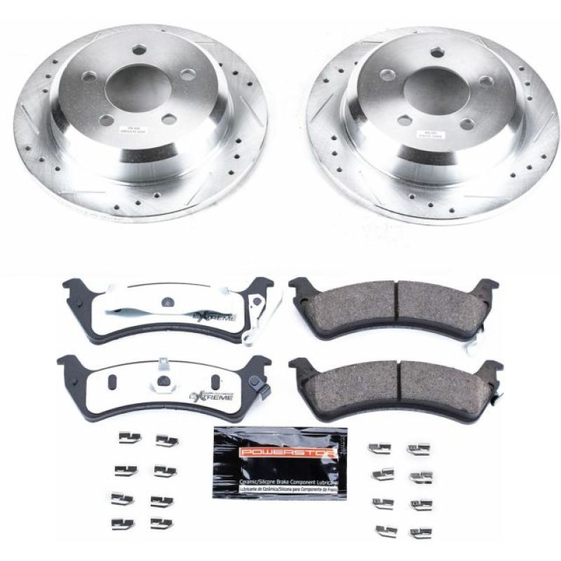 Load image into Gallery viewer, Power Stop 93-98 Jeep Grand Cherokee Rear Z36 Truck & Tow Brake Kit