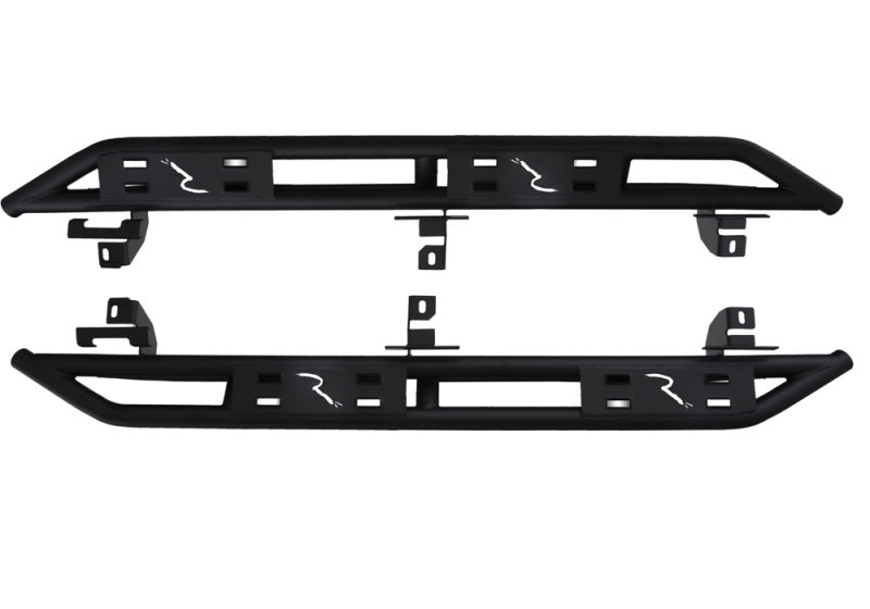 Load image into Gallery viewer, Rampage 07-18 Jeep Wrangler JK Unlimited TrailCrawler Rock Slider & Rocker Guard - Black