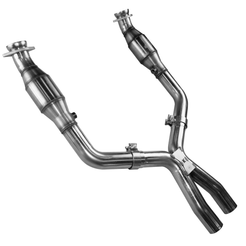 Load image into Gallery viewer, Kooks 05-10 Ford Mustang GT 2 1/2in x 2 1/2in OEM Exhaust GREEN Cat X Pipe
