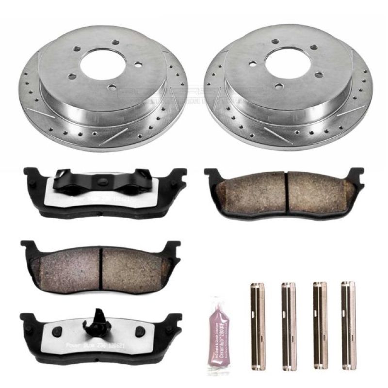 Load image into Gallery viewer, Power Stop 97-00 Ford Expedition Rear Z36 Truck & Tow Brake Kit