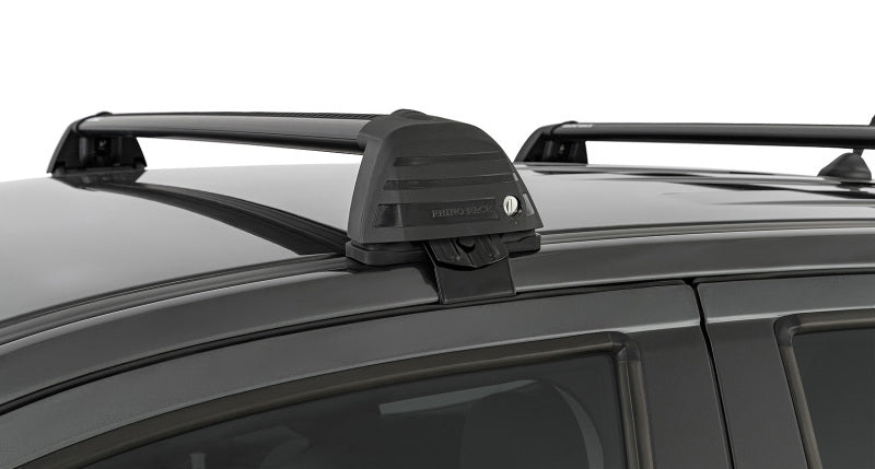 Load image into Gallery viewer, Rhino-Rack 11-20 Ford Ranger PX 4 Door Double Cab Vortex ROC25 Flush 2 Bar Roof Rack - Black