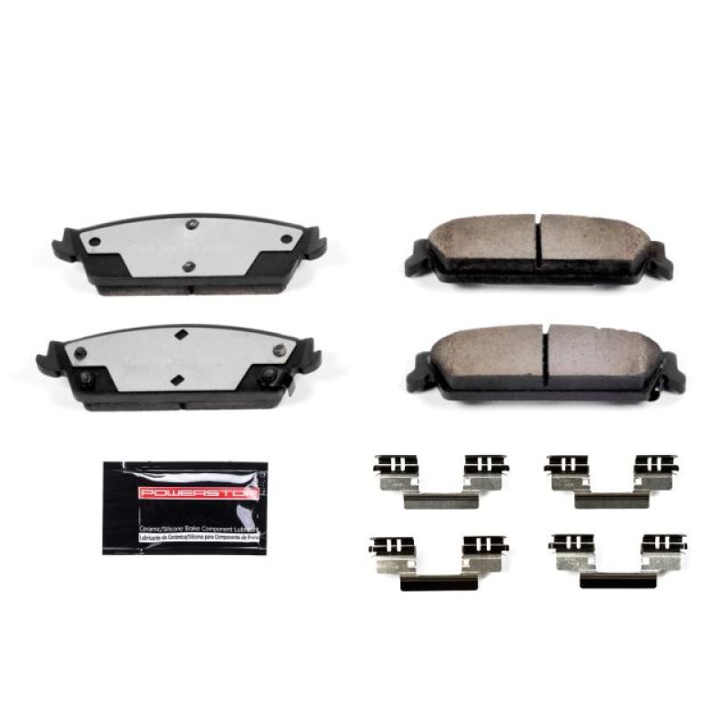 Load image into Gallery viewer, Power Stop 99-00 Cadillac Escalade Rear Z36 Truck & Tow Brake Pads w/Hardware