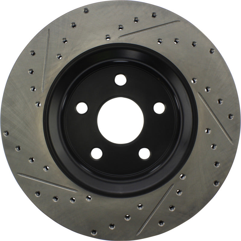 Load image into Gallery viewer, StopTech 11-12 Dodge Durango Sport Drilled & Slotted Front Driver-Side Brake Rotor