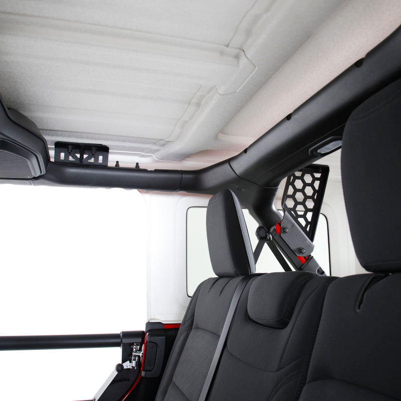 Load image into Gallery viewer, Go Rhino 19-22 Jeep Wrangler JLU SRM Roll Bar Mount Kit - Tex. Blk