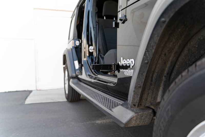 Load image into Gallery viewer, DV8 Offroad 07-23 Jeep Gladiator/Wrangler JT/JK/JL Foot Pegs