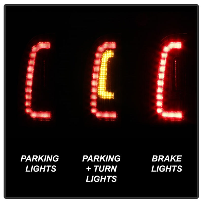 Load image into Gallery viewer, Spyder 05-15 Toyota Tacoma LED Tail Lights (Not Compatible w/OEM LEDS) - Black ALT-YD-TT05V2-LB-BK