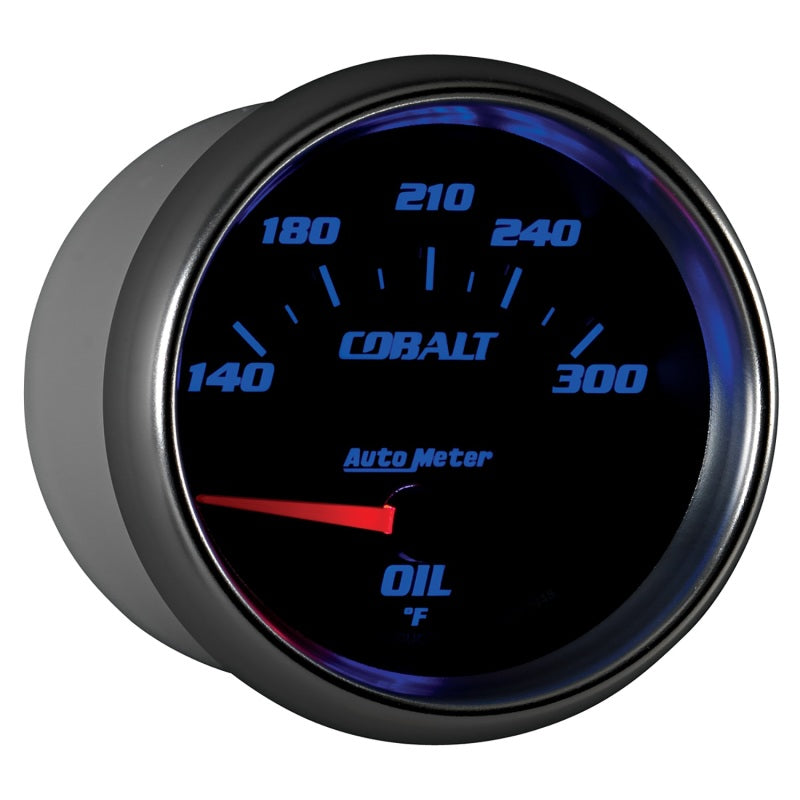 Load image into Gallery viewer, Autometer Cobalt 66.7mm 140-300 Degree F Electric Oil Temperature Gauge