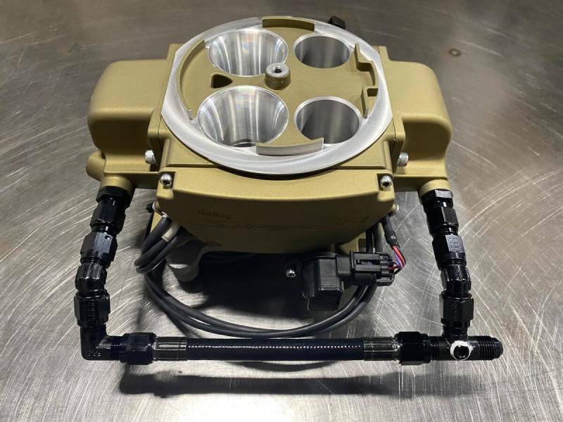 Load image into Gallery viewer, Fragola 6AN Holly Sniper Q-Jet EFI Feed Line - Black Hose