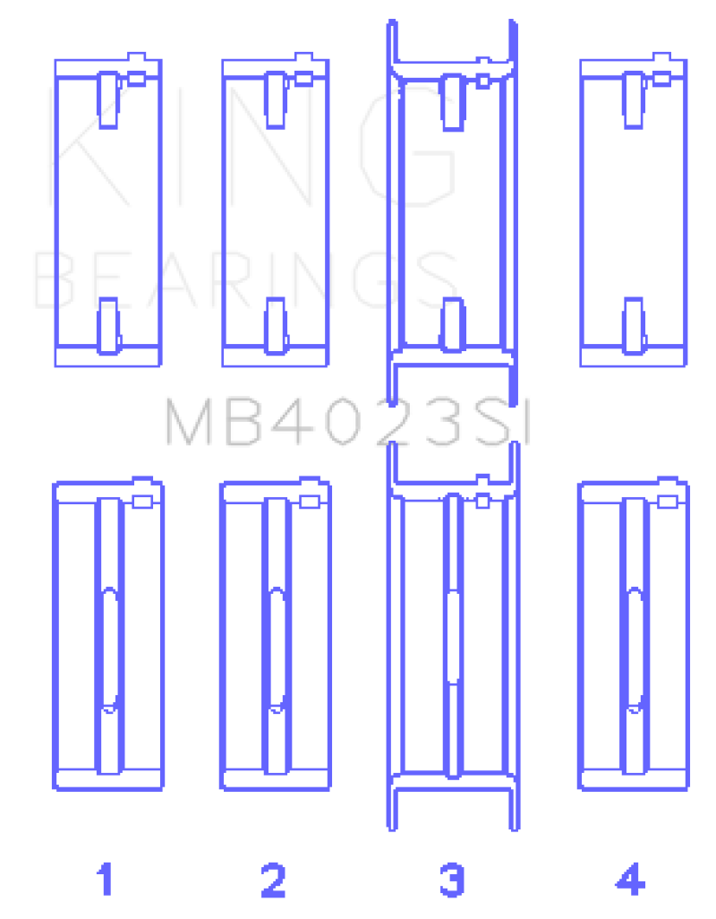 Load image into Gallery viewer, King Engine Bearings For FORD TAURUS V6 245CI/177CI/ Main Bearing